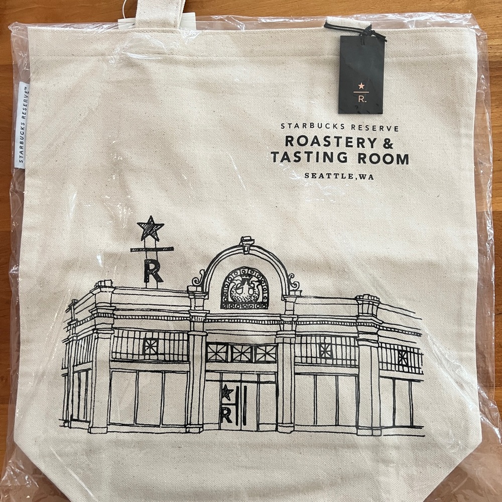 Starbucks Reserve Seattle WA canvas tote